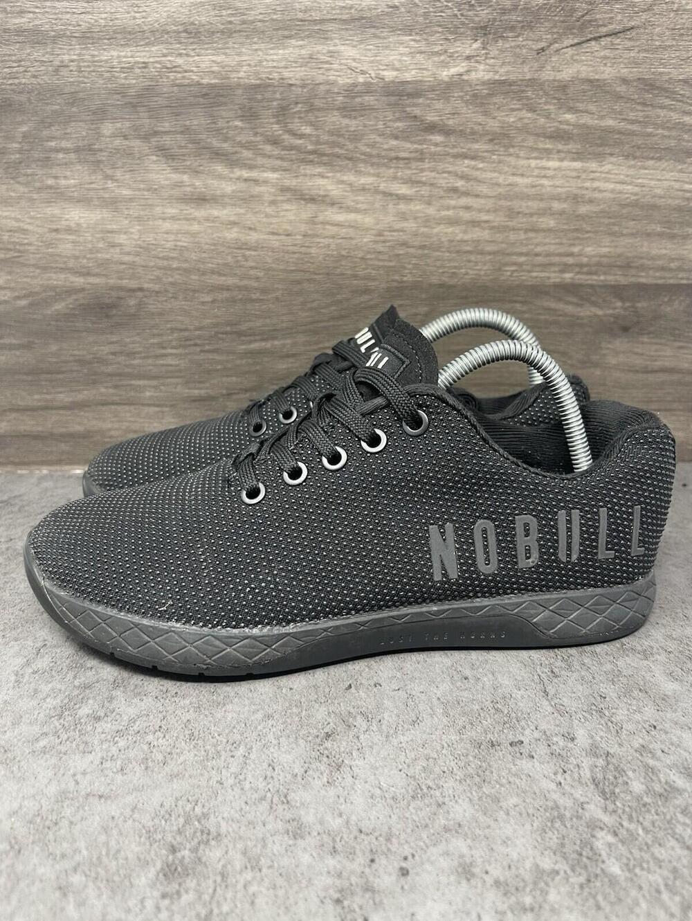 NOBULL Sneakers Womens Size 7.5 Low Top Athletic Trainer Black Crossfit Lifting